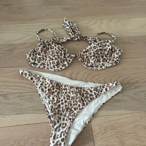 Leopard Print Bikini Set